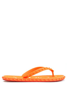 Оранжевые мужские тапочки Christian Louboutin