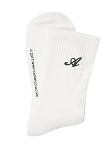 Женские носки из органического хлопка с белым логотипом Axel Arigato