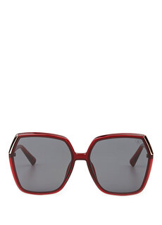 Bc 1277 c 3 бордовые женские солнцезащитные очки с геометрическим рисунком Blancia Milano