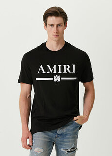 Черная футболка с логотипом Amiri