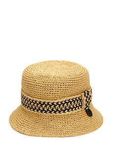 Женская шляпа цвета экрю Catarzi
