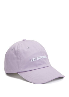 Мужская шляпа с сиреневым логотипом Les Benjamins