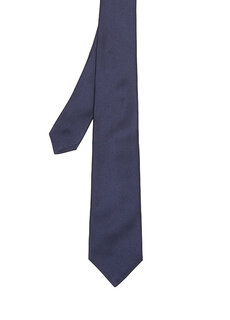 Синий шелковый галстук Kiton