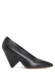 Черные кожаные туфли на высоком каблуке Isabel Marant