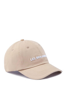 Бежевая мужская шляпа с логотипом Les Benjamins