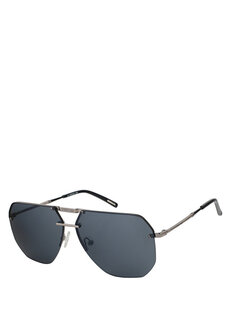 Cer 8566 02 серебряные мужские солнцезащитные очки Cerruti 1881