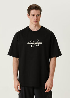 Черная футболка оверсайз с логотипом Les Benjamins