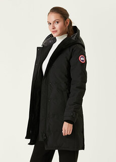 Черная куртка с капюшоном shelburne Canada Goose