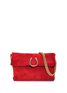 Красная женская кожаная сумка mini rehi Mare Atelier