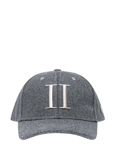 Серая мужская шляпа с логотипом Les Deux