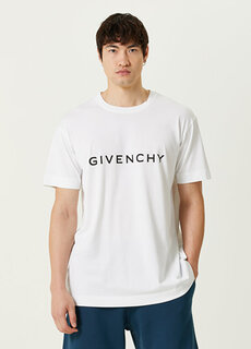 Белая футболка с логотипом Givenchy