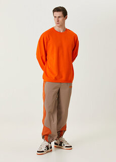 Бежево-оранжевые брюки-джоггеры Les Benjamins
