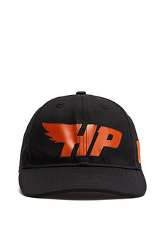 Черная мужская шляпа с логотипом Heron Preston