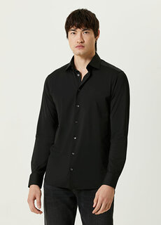 Черная рубашка Eton