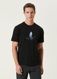 Черная футболка с принтом pixel goose Beymen