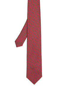 Красный жаккардовый галстук с подвеской Beymen