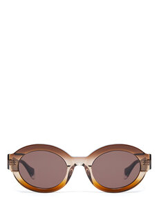 Cosima 6867 9 круглые светло-коричневые солнцезащитные очки унисекс Gigi Studios