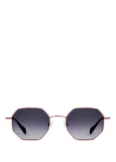 Солнцезащитные очки унисекс xs gladis 6703 6 с геометрическим рисунком розового золота Gigi Studios