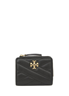 Черный женский кожаный кошелек kira Tory Burch