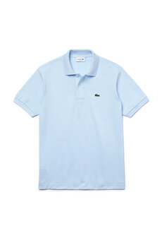 Голубая мужская футболка-поло classic fit l.12.12 Lacoste