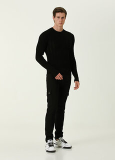 Черные джинсовые брюки-карго скинни стрейч essential Dolce&amp;Gabbana
