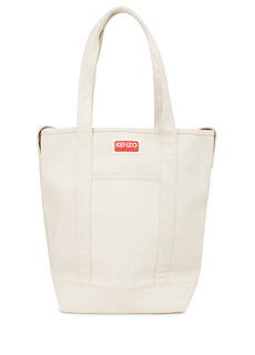 Женская сумка-шоппер target ecru Kenzo