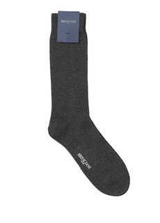 Мужские кашемировые носки антрацитового цвета Bresciani