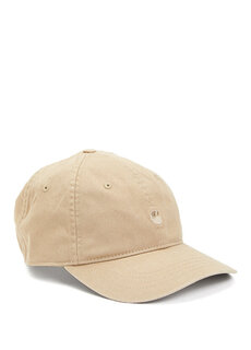 Бежевая мужская шляпа с вышитым логотипом Carhartt
