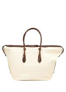 Женская сумка для покупок с кремовым логотипом Polo Ralph Lauren