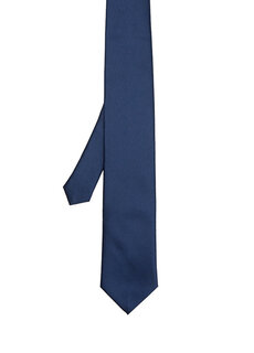 Темно-синий фактурный галстук Beymen