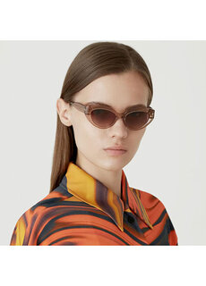 Xs delilah 6720 acetate 0 cat eye светло-коричневые женские солнцезащитные очки Gigi Studios
