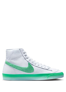 Белые женские кроссовки blazer mid 77 длиной до щиколотки Nike