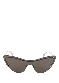 Черные женские солнцезащитные очки «кошачий глаз» Alexander McQueen