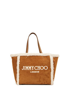 Varenne коричневая женская кожаная сумка-шоппер Jimmy Choo
