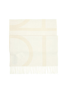 Женский шарф с белым логотипом Toteme TotÊme