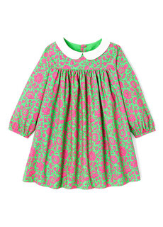 Платье с длинными рукавами из ткани liberty для маленьких девочек Jacadi Paris
