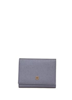 Женский кожаный кошелек essential темно-синего цвета Beymen