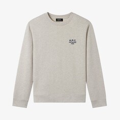 Толстовка Rider Sweatshirt &apos;Grey&apos; A.P.C., серый