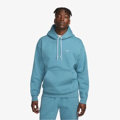 Толстовка Solo Swoosh Fleece Hoodie &apos;Noise Aqua&apos; Nike, синий