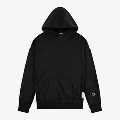 Толстовка Hooded Sweatshirt &apos;Black&apos; Champion, черный