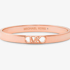 Браслет Michael Kors Precious Metal-Plated Brass Empire Logo, розовый