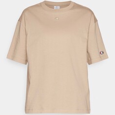 Футболка Champion Icons Crewneck Oversized Basic, песочно-бежевый