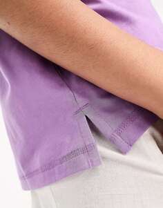 Фиолетовая непринужденная футболка бойфренда с короткими рукавами Whistles