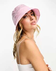 Madein. шляпа-ведро из матового атласа нежно-розового цвета