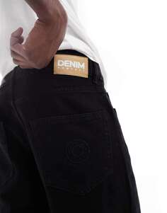 Черные джинсы свободного кроя Project miami Denim Project