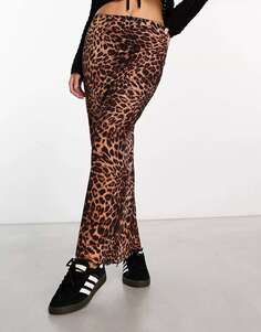 Макси-юбка Daisy Street с леопардовым принтом