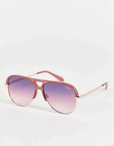 Розовые солнцезащитные очки-авиаторы Quay High Key Remixed Quay Australia