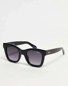 Квадратные солнцезащитные очки Quay After Hours с черными градиентными мини-солнцезащитными линзами Quay Australia