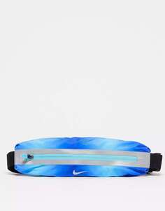 Синяя поясная сумка с принтом Nike Running 3.0