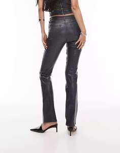 Узкие джинсы Topshop цвета индиго с покрытием